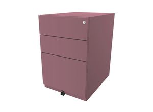 5020073784992 - BISLEY Rollcontainer Note™ mit 2 Universalschubladen 1 Hängeregistratur HxBxT 645 x 420 x 565 mm pink