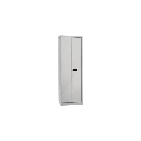 5020073797145 - BISLEY UNIVERSAL Flügeltürenschrank HxBxT 1950 x 600 x 400 mm 4 Fachböden 5 Ordnerhöhen lichtgrau