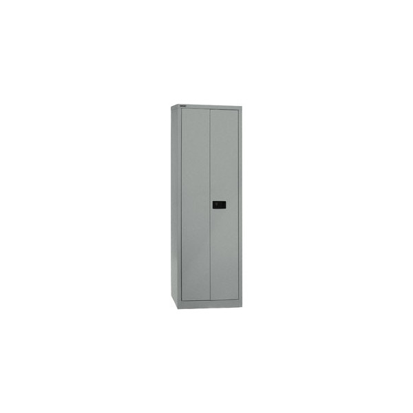 5020073797169 - BISLEY UNIVERSAL Flügeltürenschrank HxBxT 1950 x 600 x 400 mm 4 Fachböden 5 Ordnerhöhen silber