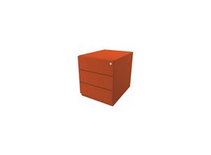 5020073802771 - BISLEY Rollcontainer Note™ mit 3 Universalschubladen HxBxT 495 x 420 x 565 mm mit Griffleiste orange