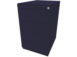 5020073815542 - BISLEY Standcontainer Note™ mit 4 Universalschubladen Tiefe 565 mm oxfordblau