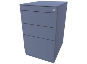 5020073827941 - BISLEY Standcontainer Note™ mit 2 Universalschubladen 1 Hängeregistratur mit Top Tiefe 565 mm blau