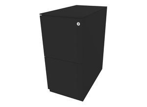 5020073828863 - BISLEY Rollcontainer Note™ mit 2 Hängeregistraturen HxB 652 x 300 mm mit Top schwarz