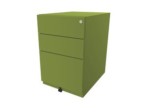 5020073829853 - BISLEY Rollcontainer Note™ mit 2 Universalschubladen 1 Hängeregistratur HxBxT 645 x 420 x 565 mm grün