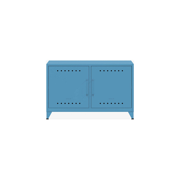 5020073853926 - Sideboard Fern Cabby FERCAB605 blau 4 Fachböden 1140 x 400 x 725 cm 5020073853926 BISLEY