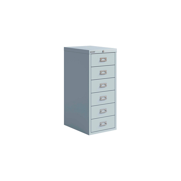 5020073859034 - BISLEY MultiDrawer™ Schubladenschrank lichtgrau 6 Schubladen 279 x 408 x 670 cm