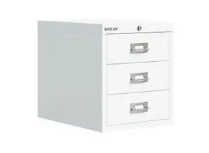 5020073859089 - Schubladenschrank 3 Schübe mit Schloss (H x B x T) 325 x 279 x 408 mm verkehrsweiß 5020073859089 Bisley 5020073859089 - Schubladenschrank 3 Schübe mit Schloss (H x B x T) 325 x 279 x 408 mm verkehrsweiß 5020073859089 Bisley