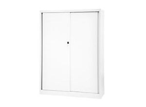 5020073859768 - Schiebetürenschrank ECO 3 Fachböden 4 OH Farbe verkehrsweiß H 1637 x B 1200 x T 430 mm