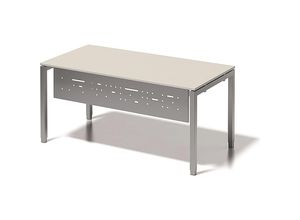 5020073992724 - Fußraumblende für Schreibtisch Cito 1600mm Farbe silber