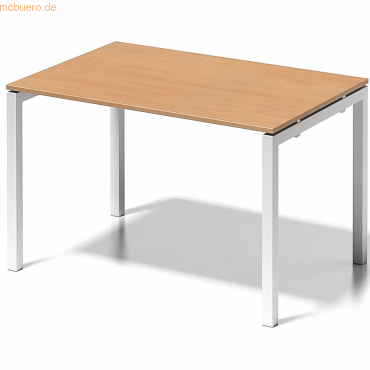 5020073993189 - BISLEY Schreibtisch CITO U-Gestell HxBxT 740 x 1200 x 800 mm Gestell weiß Platte Buche