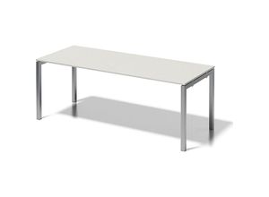 5020073993851 - BISLEY Schreibtisch CITO U-Gestell HxBxT 740 x 2000 x 800 mm Gestell silber Platte grauweiß