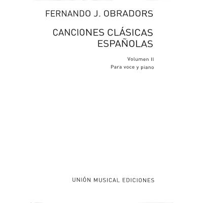 5020679238219 - Canciones clasicas espanolas 2