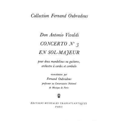 5020679278192 - Concerto 3 G-Dur