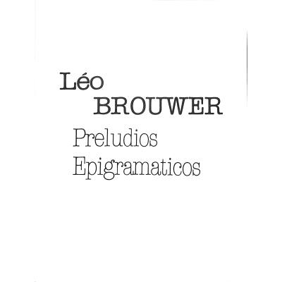 5020679279618 - Preludios epigramaticos