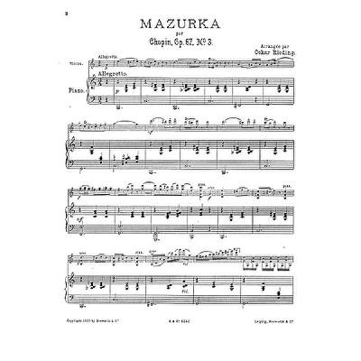 5020679280867 - Mazurka (Chopin op 67 3)