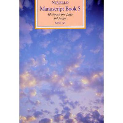 5020679516744 - Manuscript book 5 | Notenheft