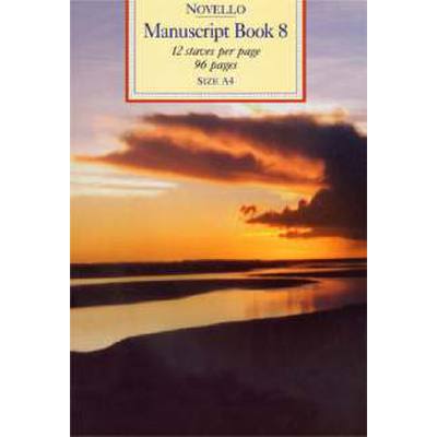 5020679516775 - Manuscript book 8 | Notenheft