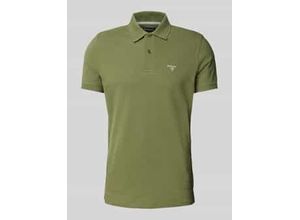 5020985362042 - Slim Fit Poloshirt mit Label-Stitching