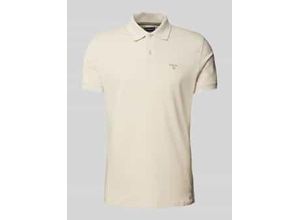 5020985362943 - Slim Fit Poloshirt mit Label-Stitching 5020985362943 - Slim Fit Poloshirt mit Label-Stitching