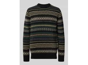 5020985584451 - Regular Fit Strickpullover aus reiner Wolle Modell ISLE CREW
