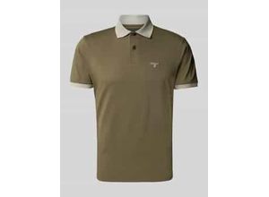 5020985716920 - Slim Fit Poloshirt mit Label-Stitching Modell Consay