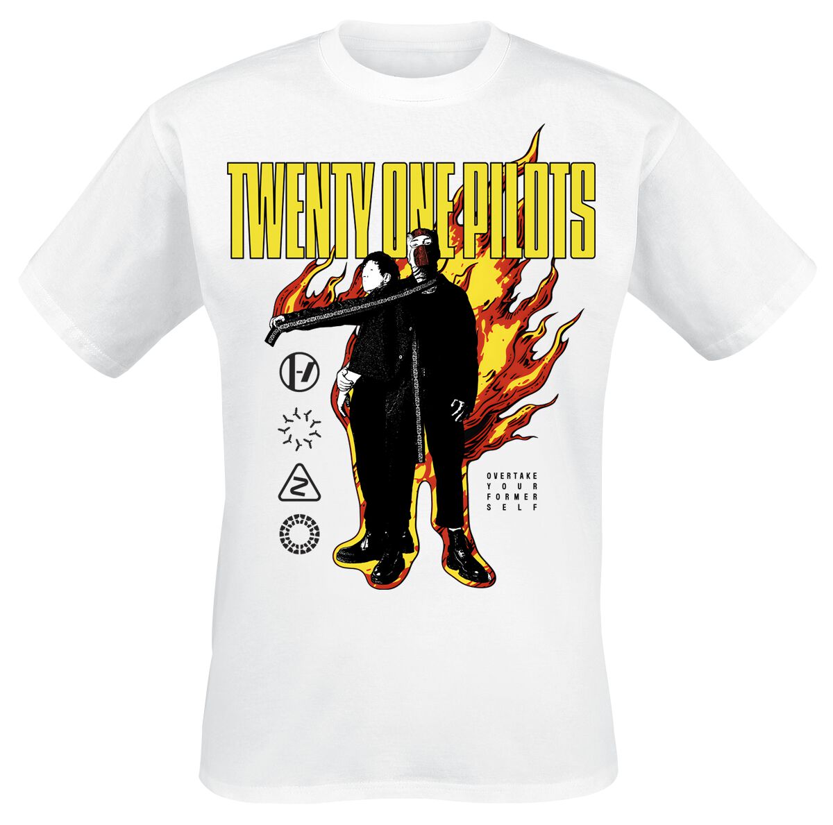 5021732182852 - On Fire T-Shirt weiß in XXL