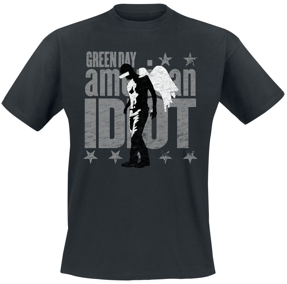 5021732188014 - Green Day American Idiot Angel T-Shirt schwarz in S