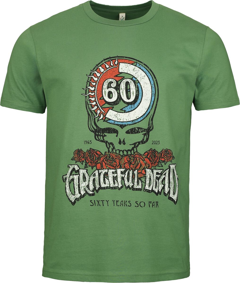 5021732335692 - Stealie Roses 60th T-Shirt grün in XXL