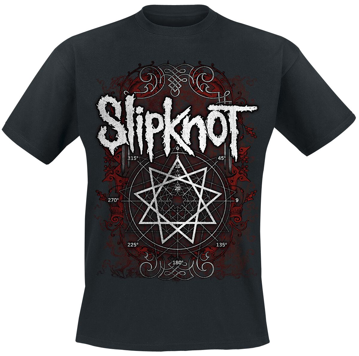 5023209560545 - Framed Flourishes T-Shirt schwarz in S