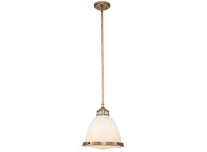 5024005000044 - Hk-amelia-p-m-hb Hängeleuchte Amelia E27 100W Stahl Heritage Messing Glas H42-110cm Ø324cm dimmbar höhenverstellbar - Hinkley