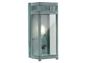 5024005000594 - Elstead - Lighting HL7-S-VDG Wegeleuchte Holborn E14 40W IP44 Messing klares Glas patina L11cm B13cm Ø13cm dimmbar