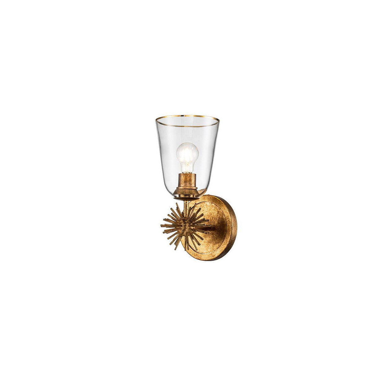 5024005002758 - Staring Wandleuchte Goldfarben STARING-1WB-DG-CLEAR 5024005002758 - Staring Wandleuchte Goldfarben STARING-1WB-DG-CLEAR