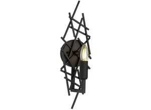 5024005004820 - Lighting TAIKO1 Wandleuchte Taiko E14 40W Stahl Altbronze H43cm B135cm Ø135cm dimmbar - Elstead
