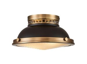 5024005005261 - Hinkley hk-amelia-f-m-rb Deckenleuchte amelia E27 2x40W Stahl Buckeye Bronze Restaurationsbronze Glas Diffussor H17cm Ø324cm dimmbar