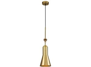 5024005019992 - Lighting etoile-p-m-ab Hängeleuchte etoile E27 1x60W Stahl Harz Altmessing Blattgold H1568cm Ø178cm dimmbar - Elstead