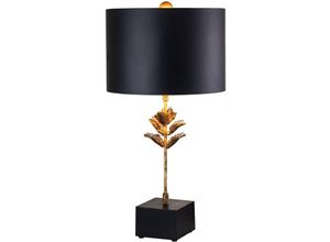 5024005020172 - Fb-camilia-tl Tischleuchte camilia E27 1x60W Stahl Harz antik Gold Pergament schwarz H757cm Ø381cm mit Schalter - Flambeau