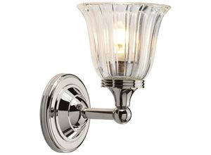 5024005206309 - Elstead Lighting BATH-AUSTEN1-PN Wandleuchte Austen 1xG9 LED 3W Messing nickel poliert Glas H22cm B14cm IP44 3000K dimmbar