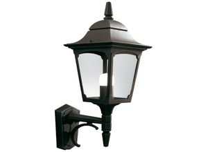 5024005208808 - Lighting CP1-BLACK Wandleuchte Chapel 1xE27 100W Druckguss-Aluminium schwarz Glas H48cm B205cm IP44 dimmbar - Elstead