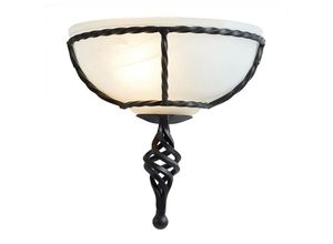 5024005212003 - Lighting pb-wu-black Wandleuchte Pembroke 1xE27 60W Eisen schwarz Glas H26cm B26cm dimmbar - Elstead