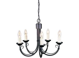 5024005214205 - Elstead - Lighting CH5-BLACK Kronleuchter Chartwell 5xE14 H41 Ø47