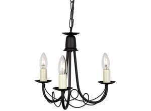 5024005217008 - Elstead - Lighting MN3-BLACK Kronleuchter Minster 3xE14 H345 Ø37