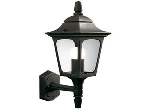 5024005219804 - Lighting CPM1-BLACK Wandleuchte Chapel 1xE27 100W Aluminium-Druckguß schwarz H38cm B17cm IP44 dimmbar - Elstead