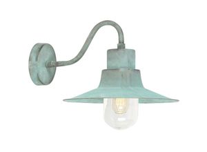 5024005226000 - Lighting sheldon-v Wandleuchte Sheldon 1xE27 100W Messing patina Glas H24cm Ø295cm IP44 dimmbar - Elstead