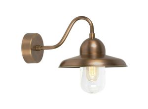 5024005226208 - Elstead - Lighting somerton-br Wandleuchte Somerton 1xE27 100W Altmessing Glas H25cm B24cm IP44 dimmbar