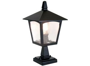 5024005234401 - Lighting BL7-BLACK Sockelleuchte York 1xE27 H315 Ø185 - Elstead