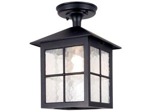 5024005236405 - Elstead Lighting BL18A-BLACK Deckenleuchte Winchester 1xE27 100W Aluminiumdruckguss schwarz Glas H28cm Ø185cm dimmbar