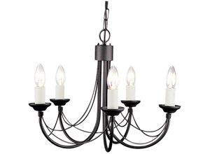 5024005242703 - Elstead - Lighting CB5-BLACK Kronleuchter Carisbrooke 5xE14 H405 Ø47