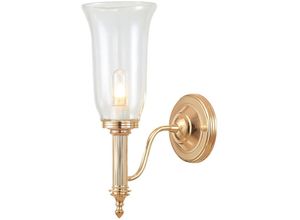 5024005244905 - Elstead - Carroll Classic 1 Light Wandleuchte Roségold IP44