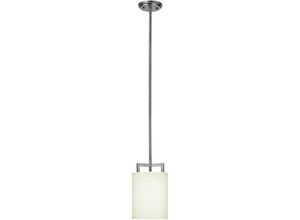 5024005246213 - Hampton - 1 Lichtdecke Mini Anhänger Antik Nickel E27 - Elstead