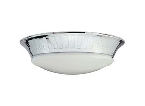 5024005258018 - Lighting bath-whitby-f Deckenleuchte Whitby 1xGX53 9W Weichstahl chrom poliert Glas H12cm Ø392cm IP44 3000K - Elstead